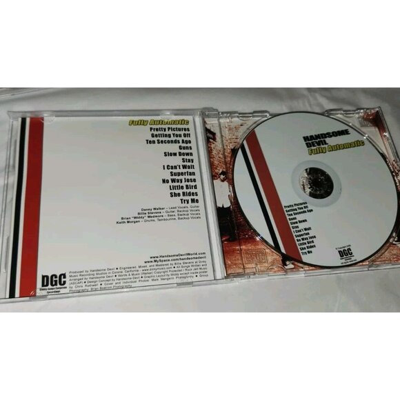 HANDSOME DEVIL rare cd FULLY AUTOMATIC (CD, 2006, Rock, Diablo Guapo Corporate) - Picture 8 of 8